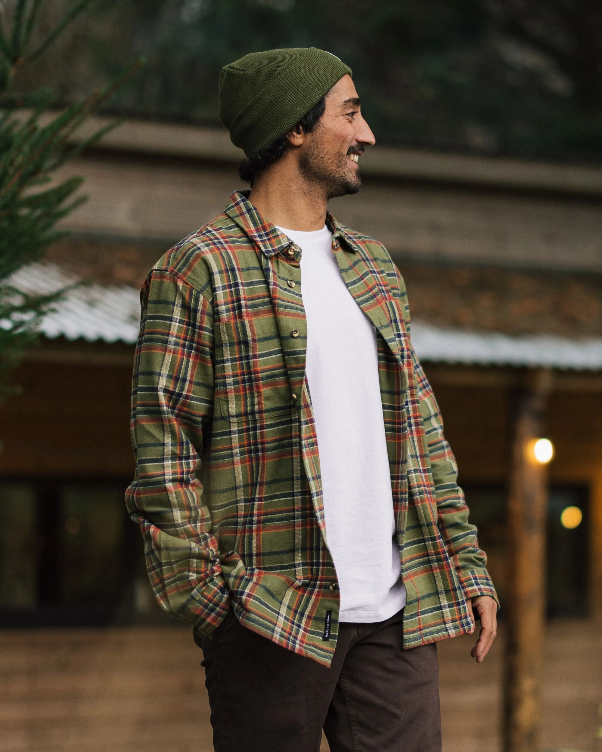 Backcountry Check Shirt - Khaki Check - Lifestyle
