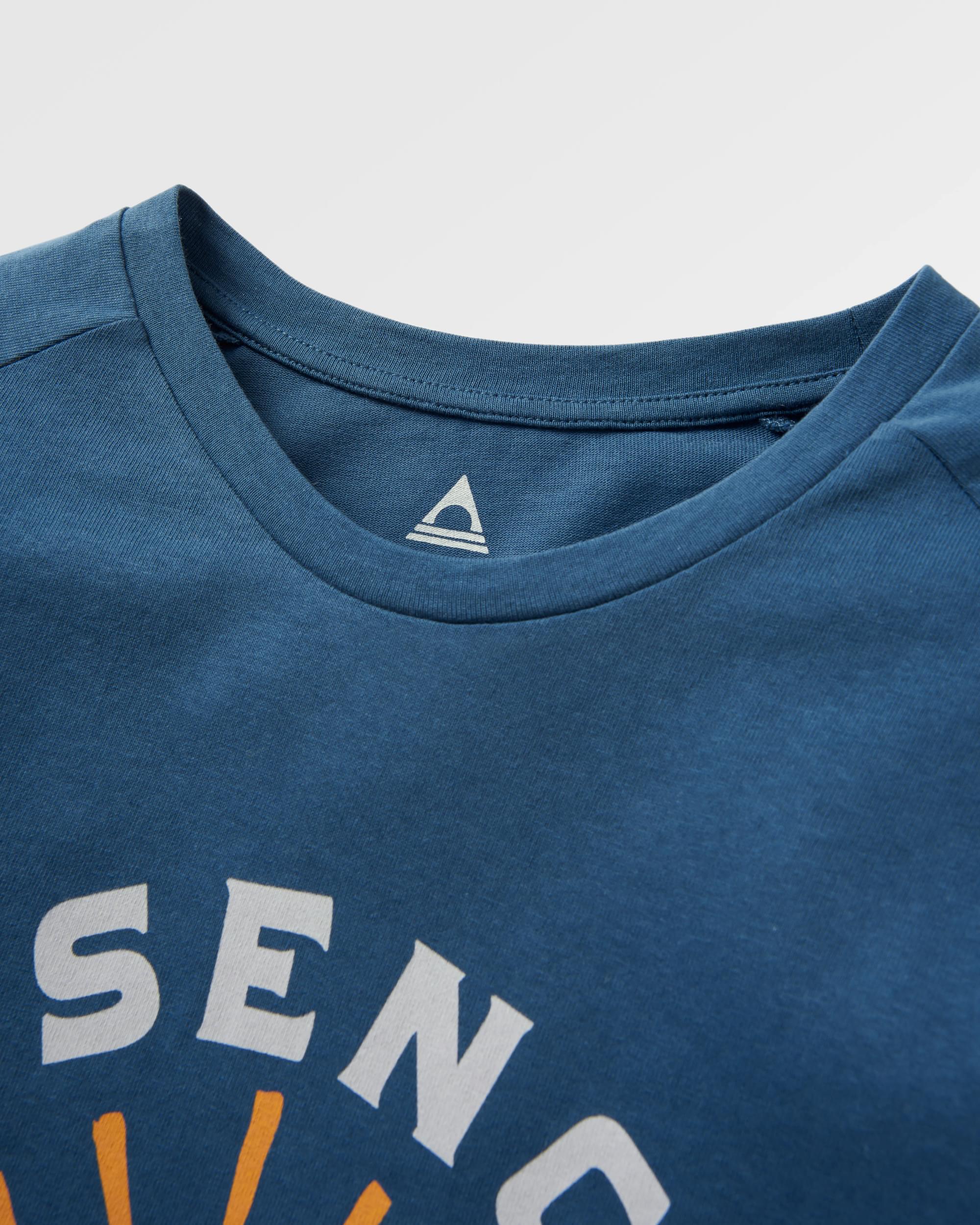 Wander LS T-Shirt - Dark Denim - Flatlay