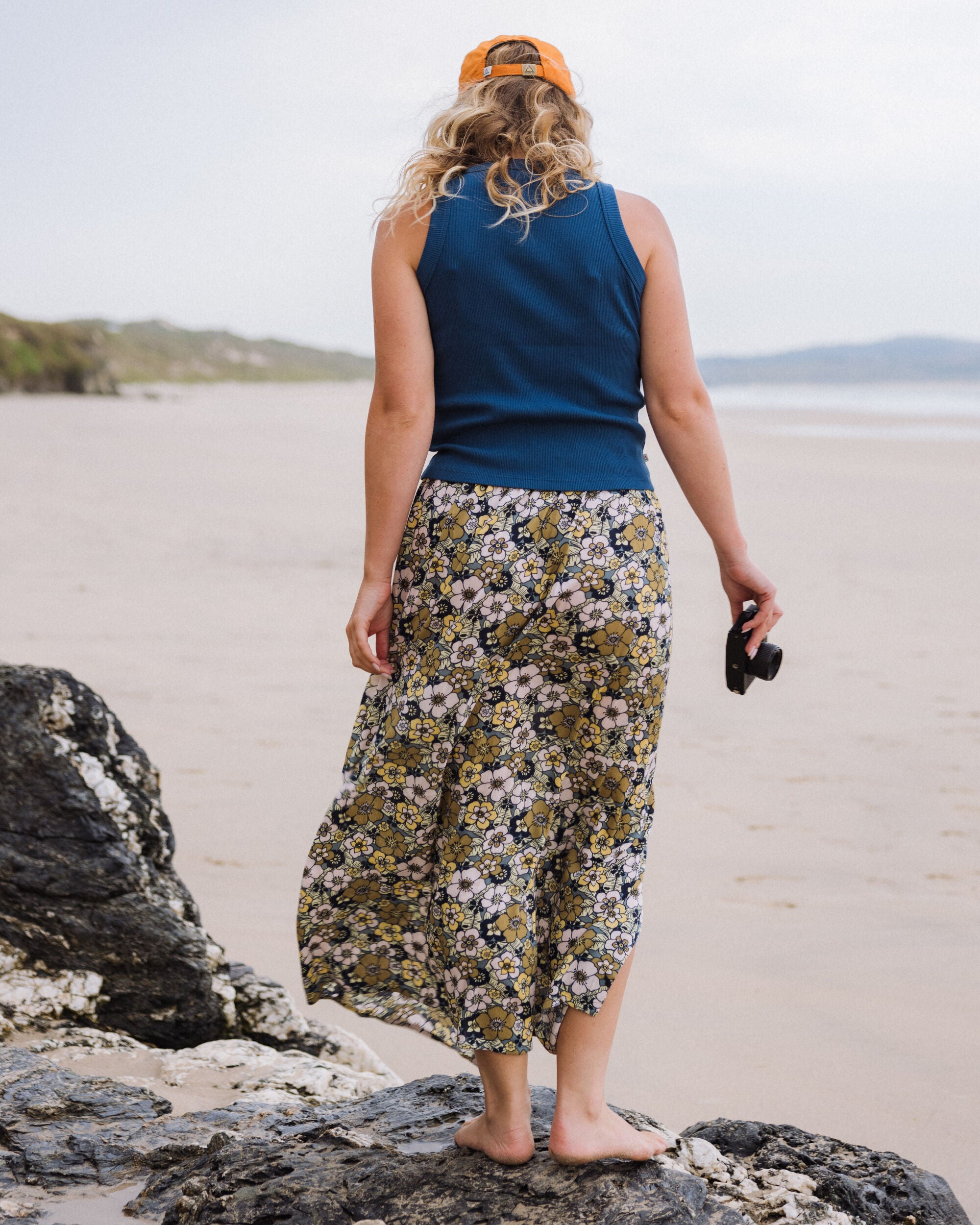 Hannah Skirt - Vintage Floral Sunlight - Lifestyle
