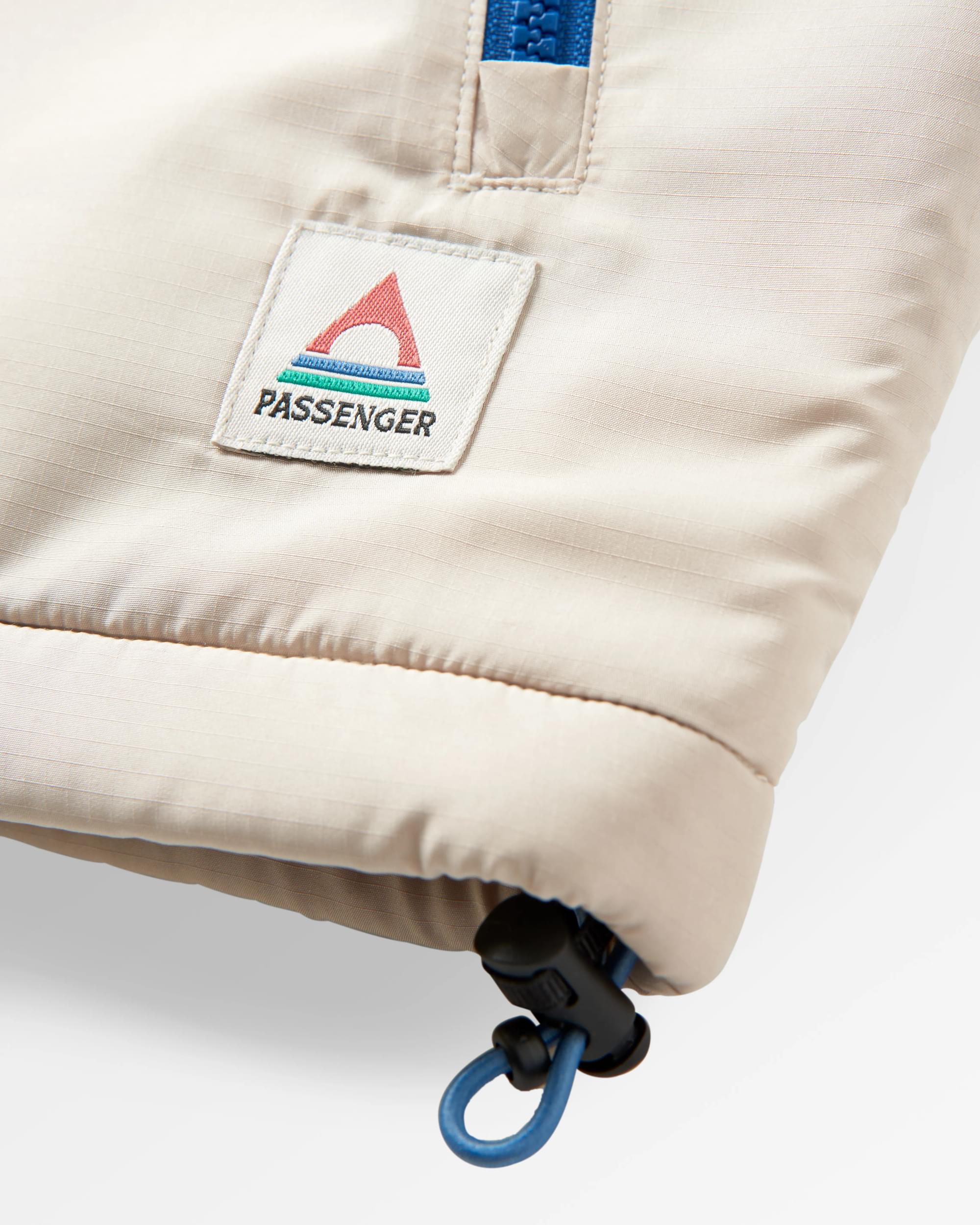 Beebalm Recycled Sherpa Fleece Vest - Oatmeal - Flatlay