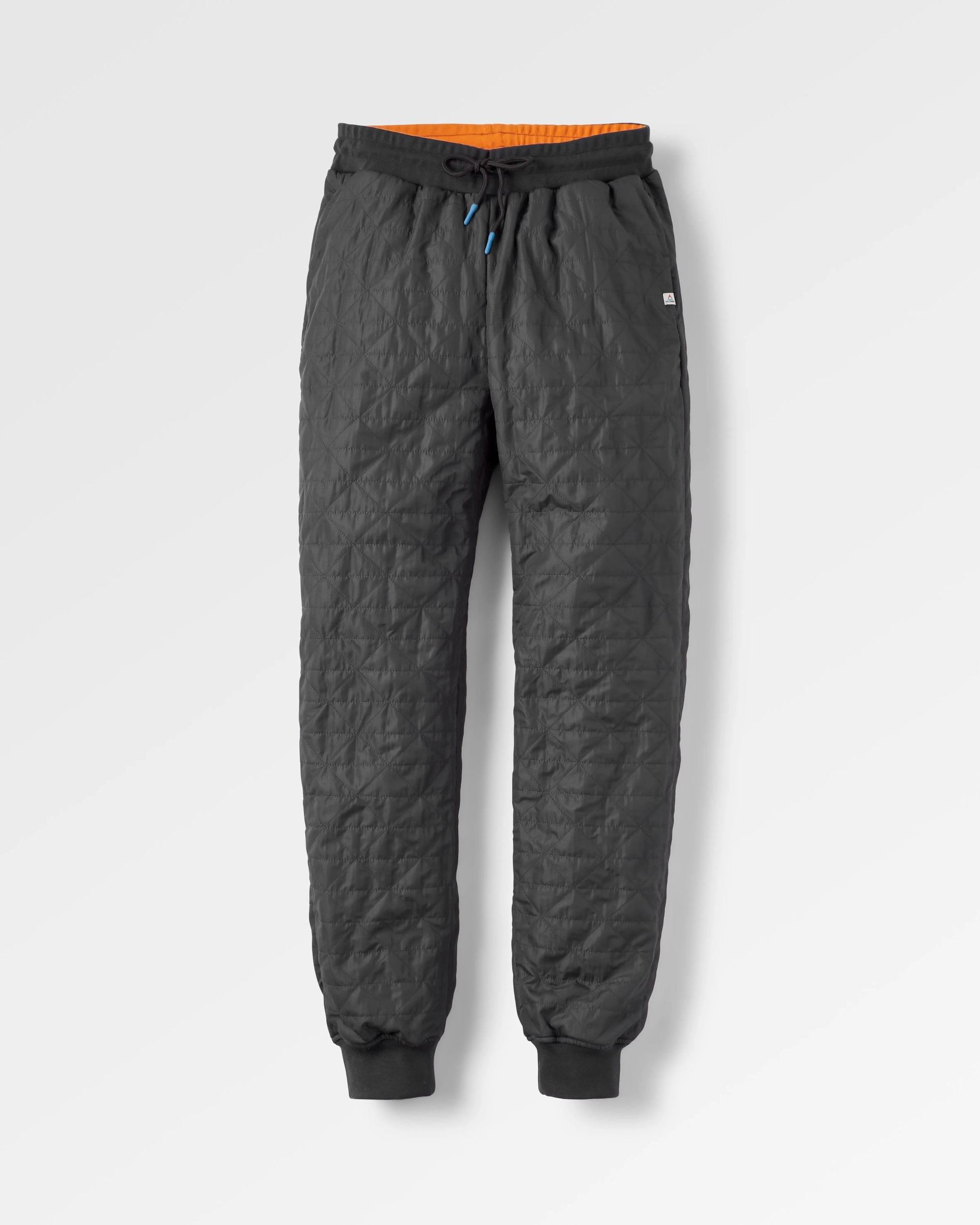 Timberline Recycled Quilted Jogger - Black - Flatlay