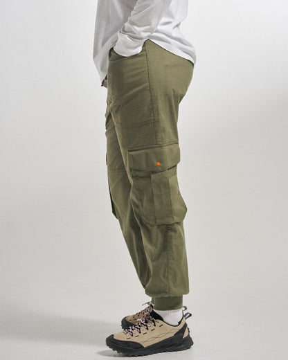 Hydrilla Trouser - Dusty Olive - Studio Model