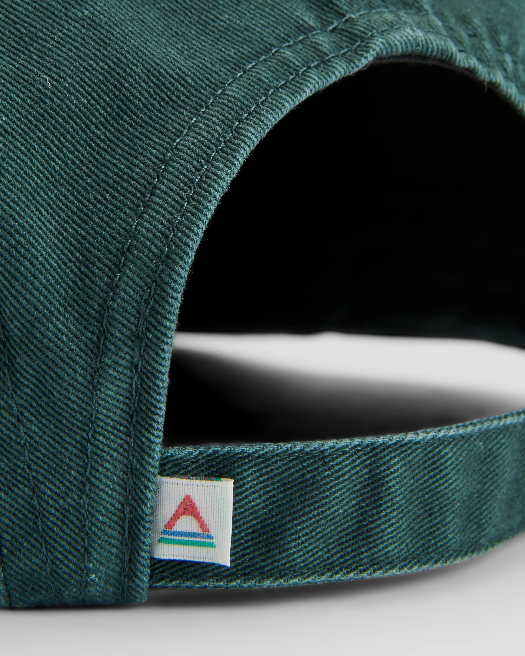 Roamer Recycled 5 Panel Cap - Dark Fern  - Flatlay