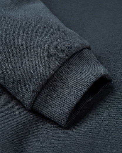 Remote Recycled Cotton Hoodie - Black - Flatlay