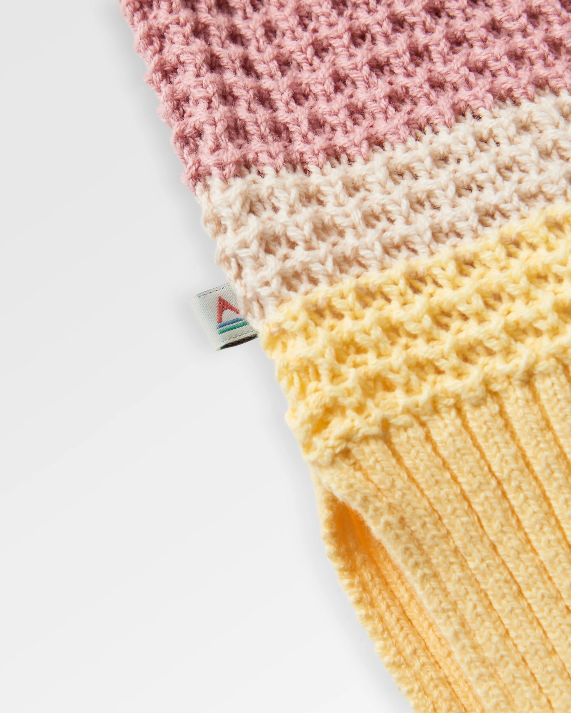 Reflection Stripey Jumper - Pink Haze Multi Stripe - Flatlay