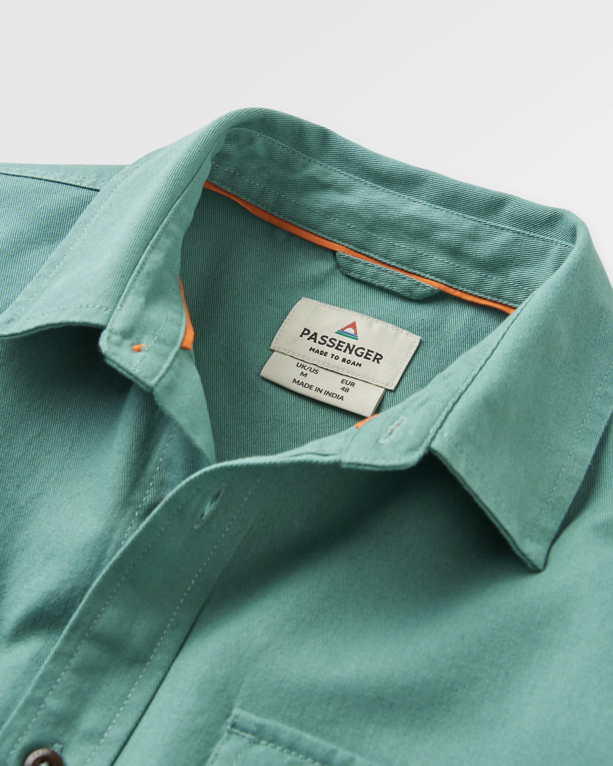 Vision Organic Cotton Shirt - Arctic - Flatlay