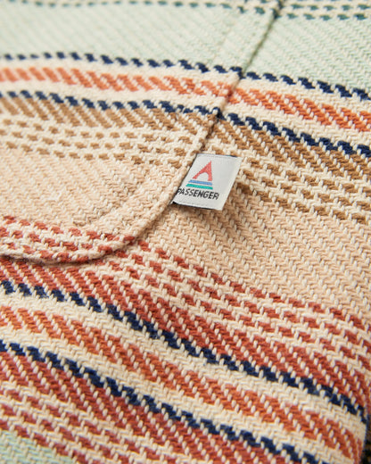 Island Twill Shirt - Birch Beach Stripe - Flatlay