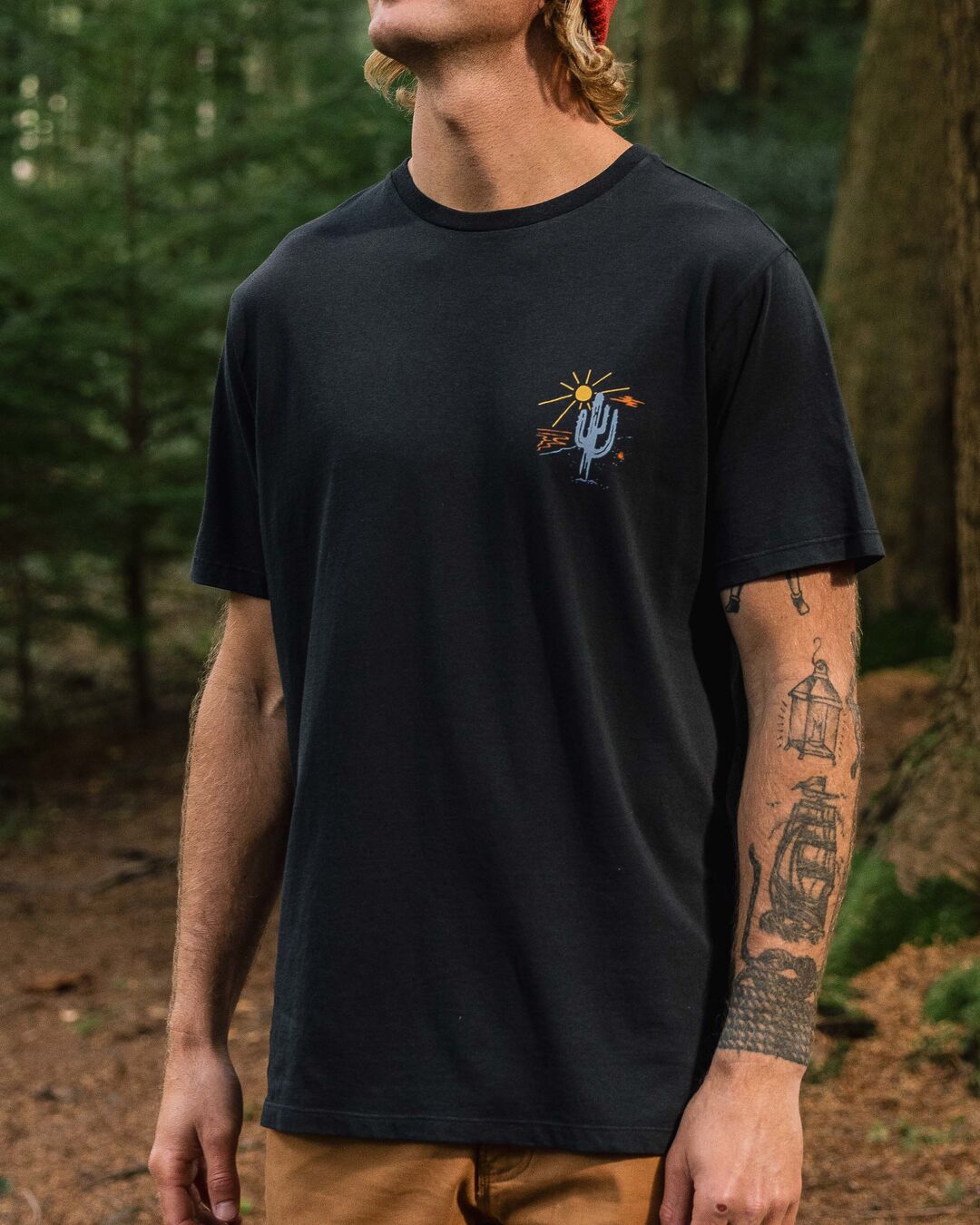 Tizana Recycled Cotton T-Shirt - Black