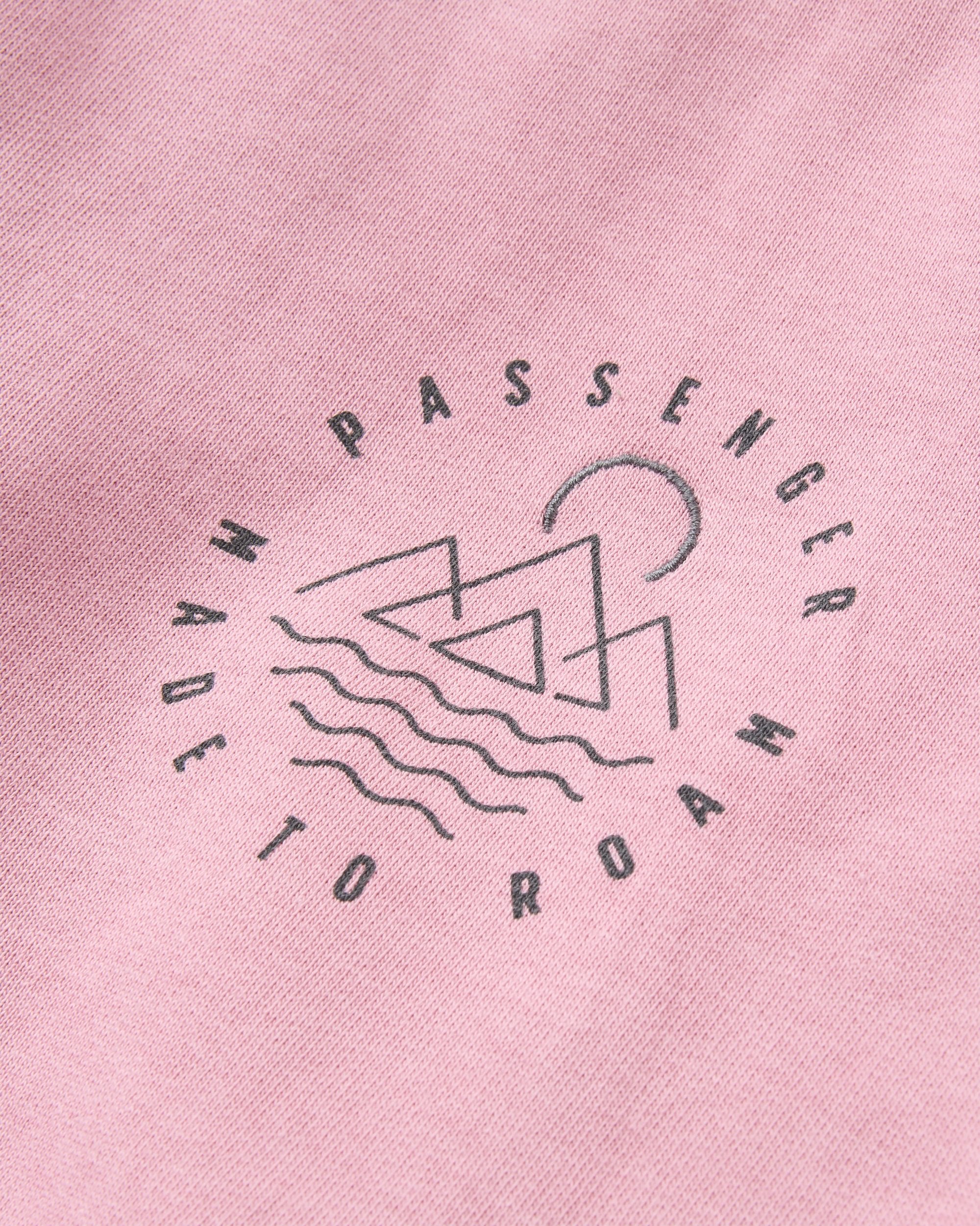 Remote Recycled Cotton Sweatshirt - Pink Haze - Flatlay