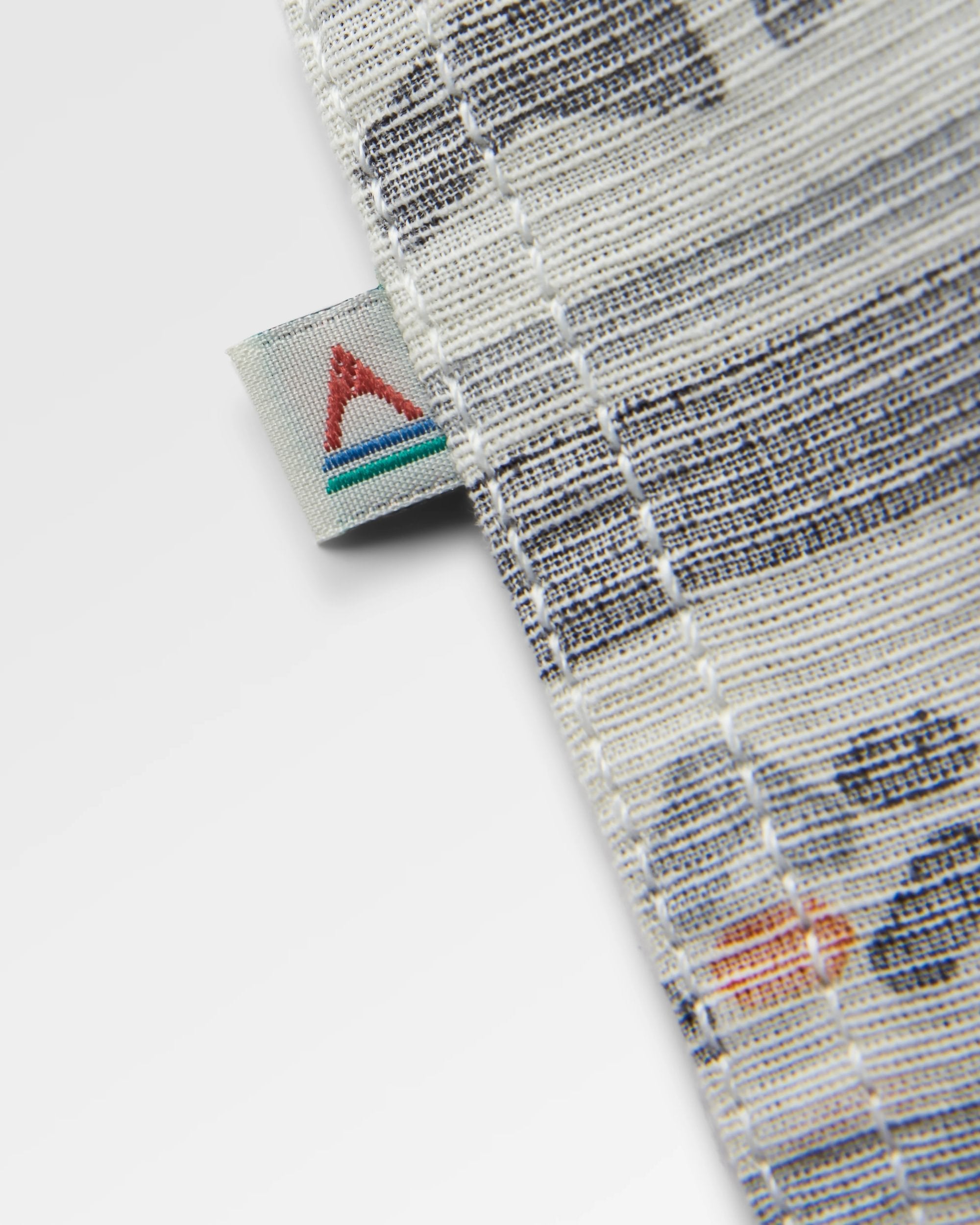 Chill Textured Short Sleeve Shirt - Geo Track Storm Grey - Flatlay