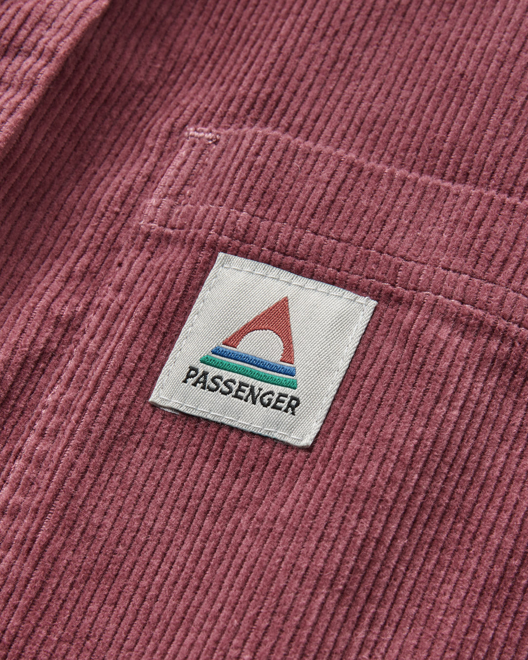 Backcountry Cord Shirt - Crushed Berry - Flatlay