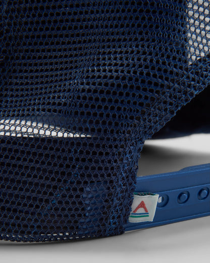 Core Organic Cotton Trucker Cap - Rich Navy - Flatlay