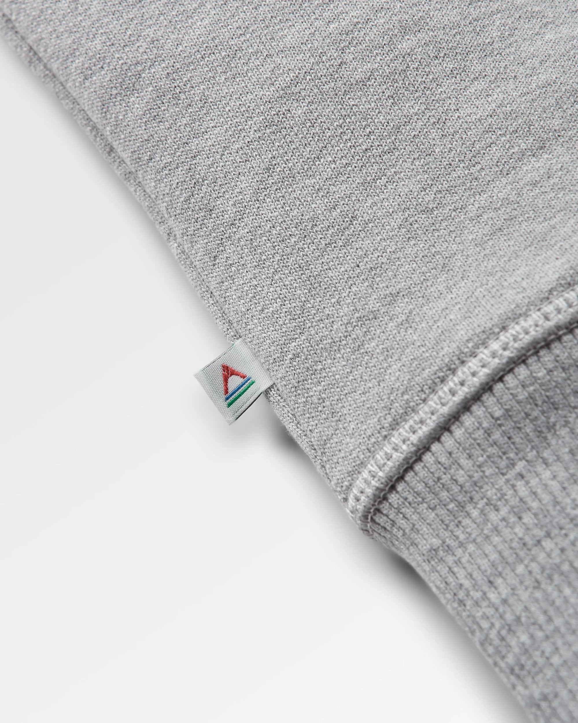 Odyssey Organic Cotton Sweatshirt - Mid Grey Marl - Flatlay