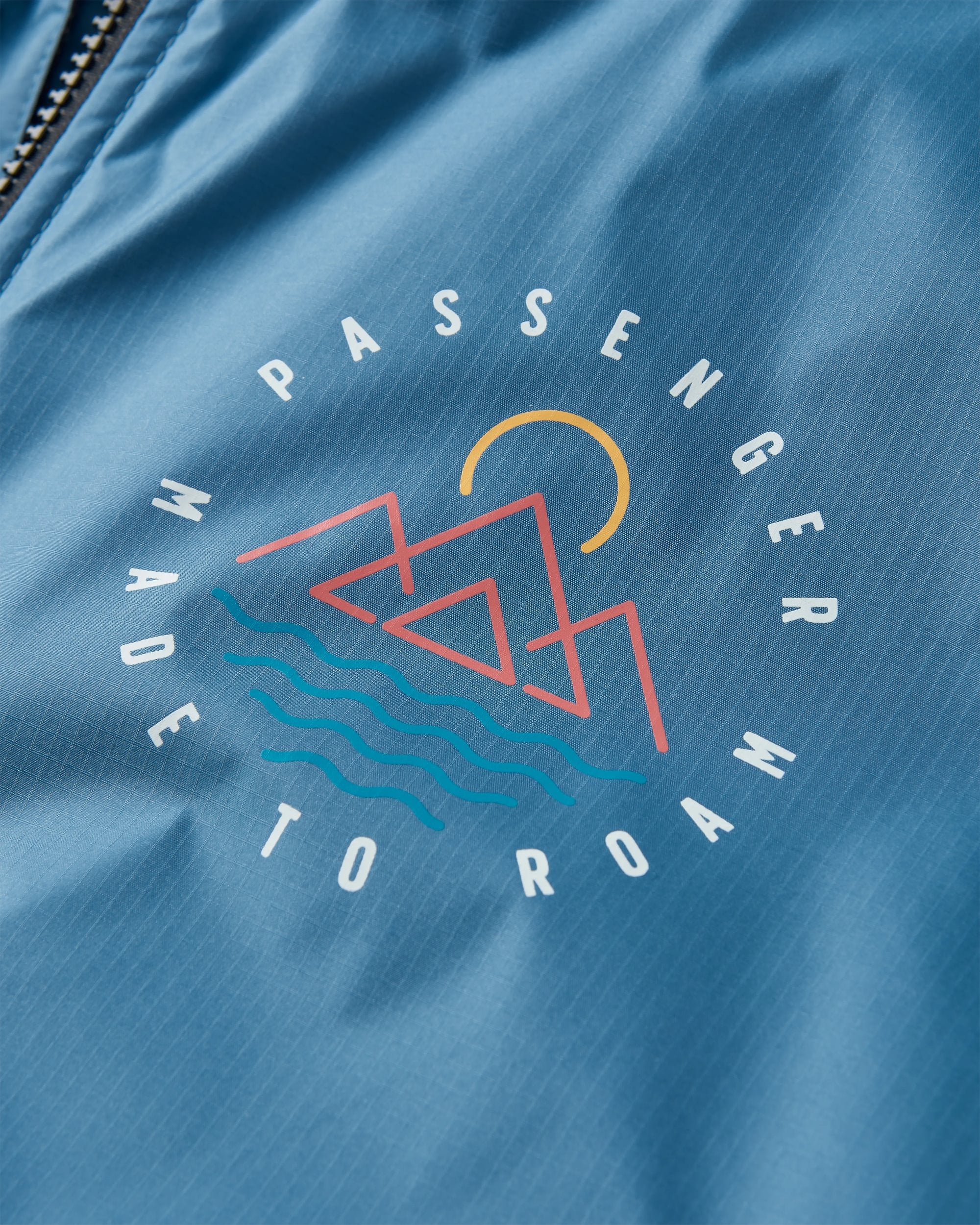 Escapism Recycled Sherpa Lined Changing Robe - Moonlight Blue - Flatlay