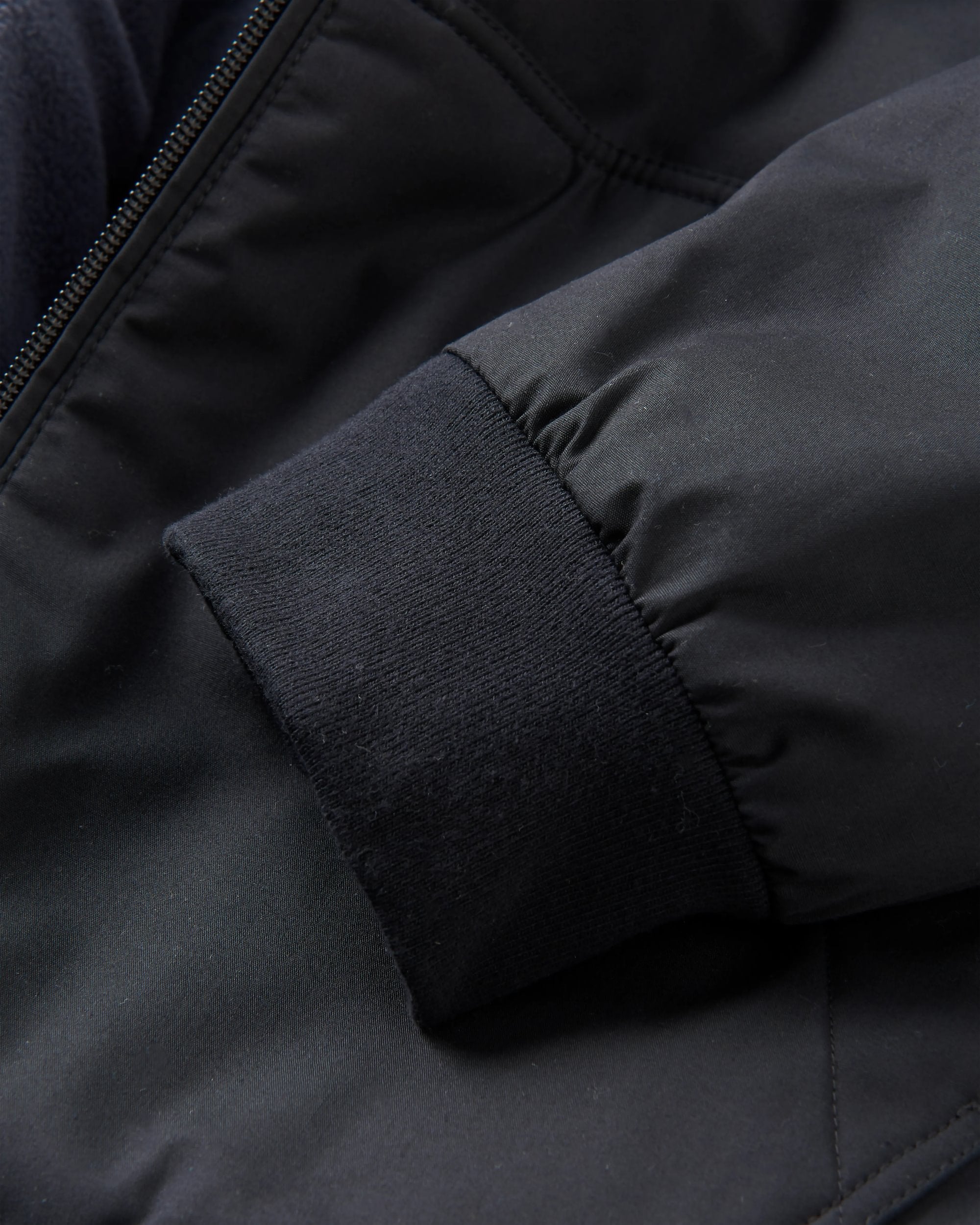 Bundoran Recycled Jacket - Black - Flatlay