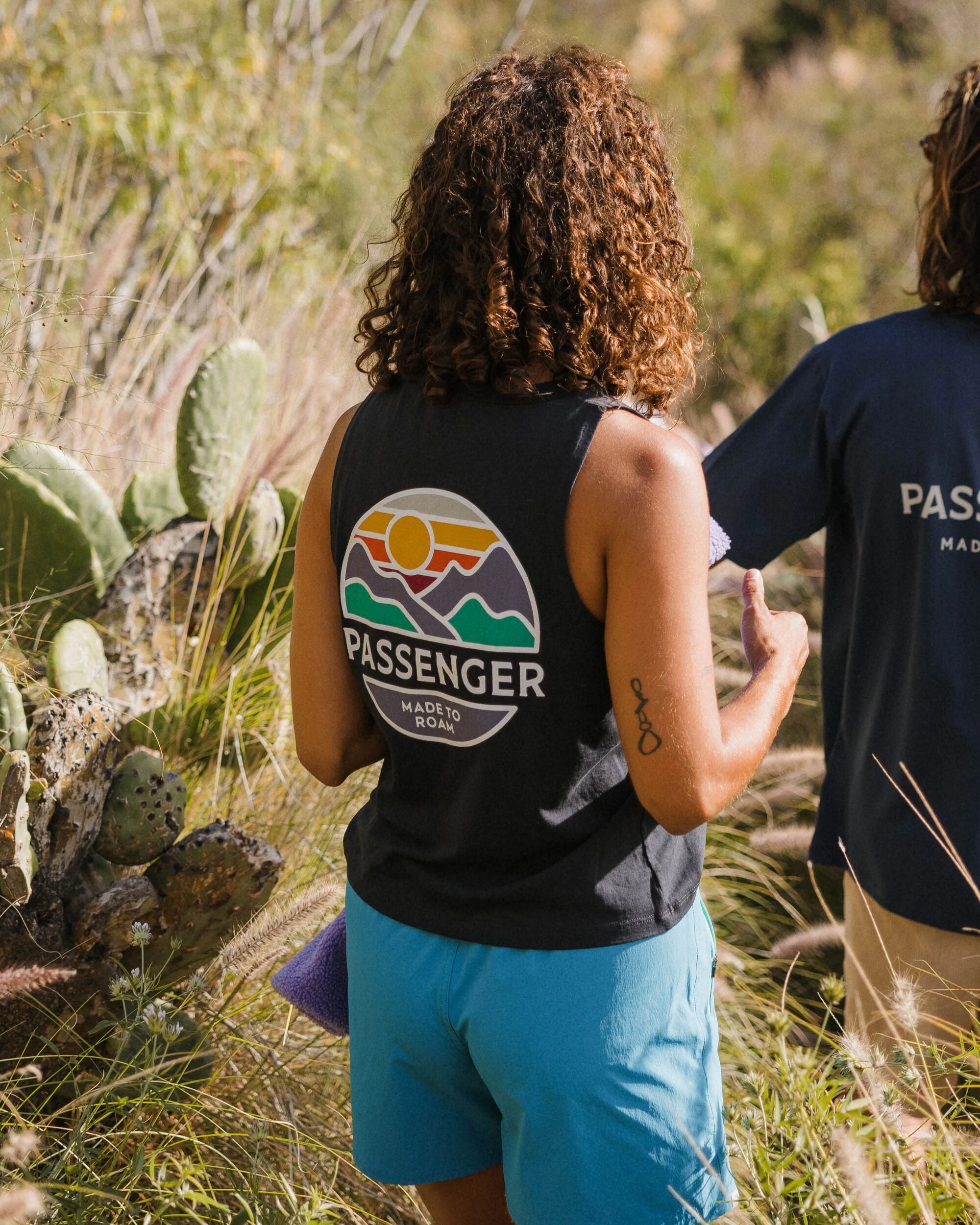 Laidback Recycled Cotton Vest - Black - Lifestyle