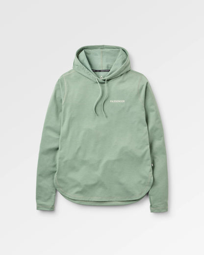 Roamscreen UPF50 Drirelease® Women's Hoodie - Pistachio - Flatlay