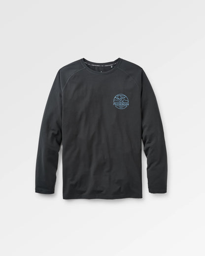Sedona Drirelease® Recycled Active LS T-Shirt - Black - Flatlay
