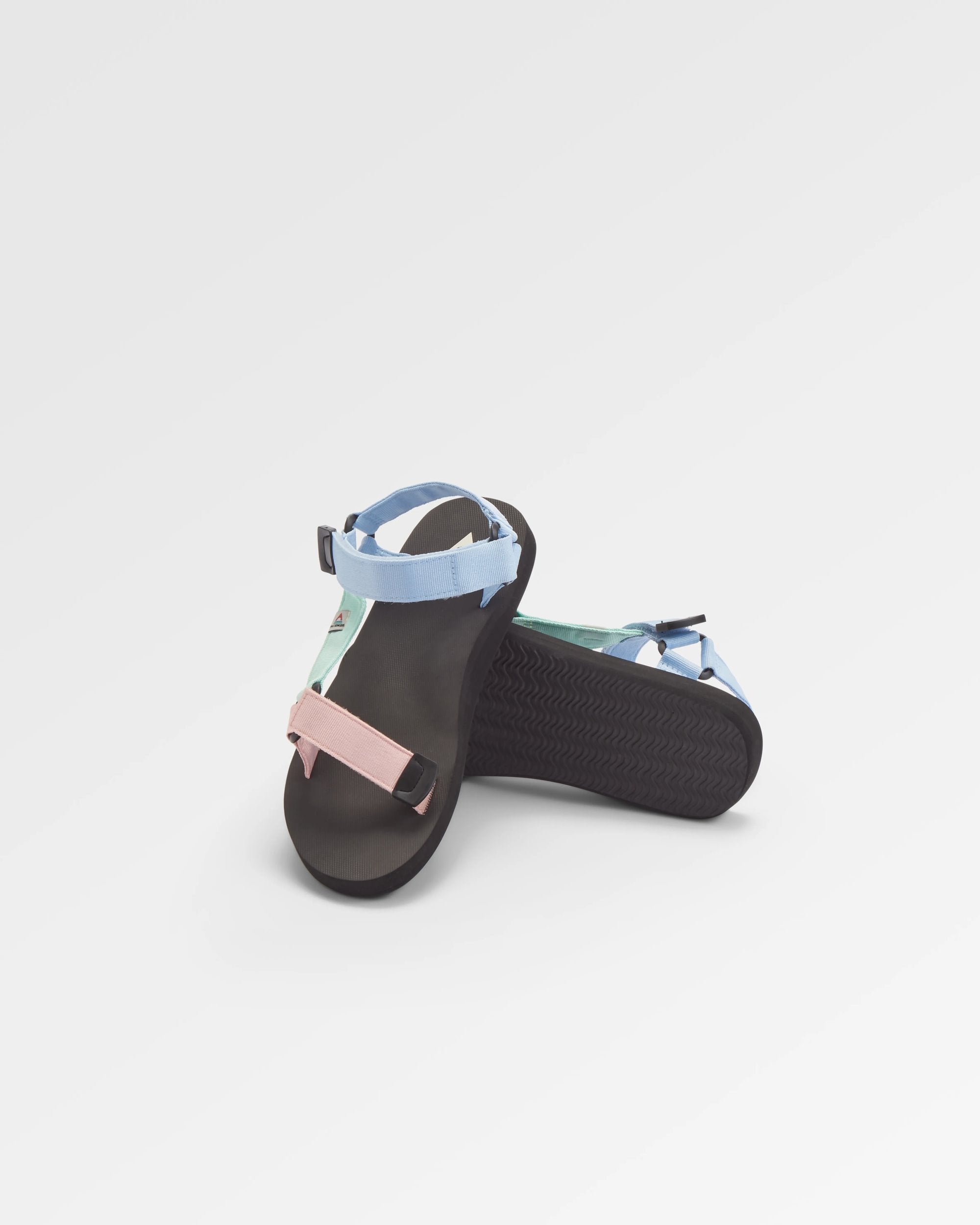 Venice Sandal - Ice Blue Multi - Flatlay