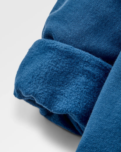 Lost On Purpose Relaxed Fit Hoodie - Blue Navy - Flatlay
