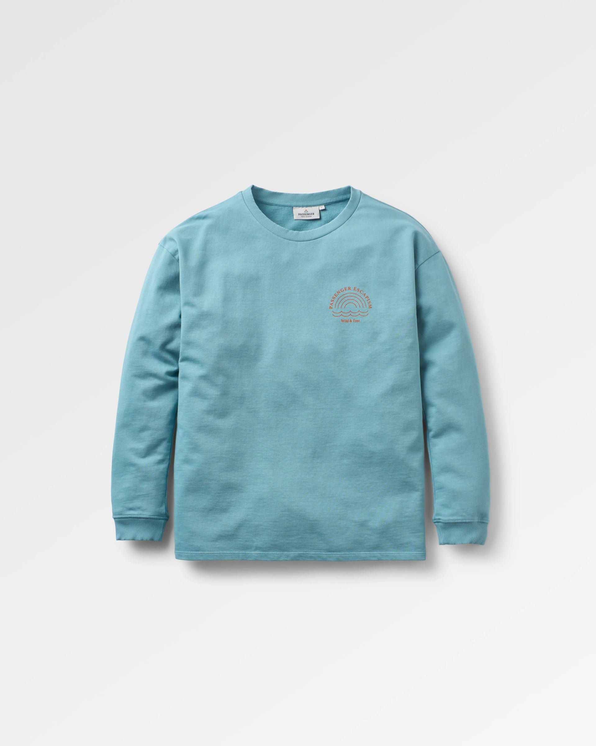 Sweatshirt Oversize en Coton Recyclé Arc-en-ciel Arctique – Passenger