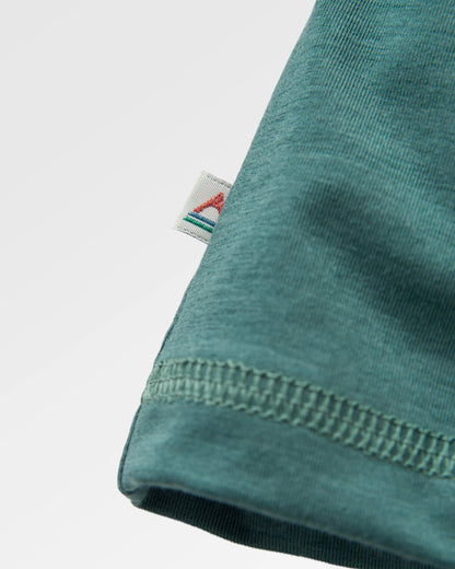 Sedona Drirelease® Recycled Active LS T-Shirt - Deep Ocean - Flatlay