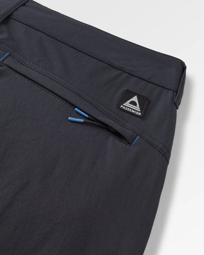 365 Trail Roll Up Trouser - Black - Flatlay