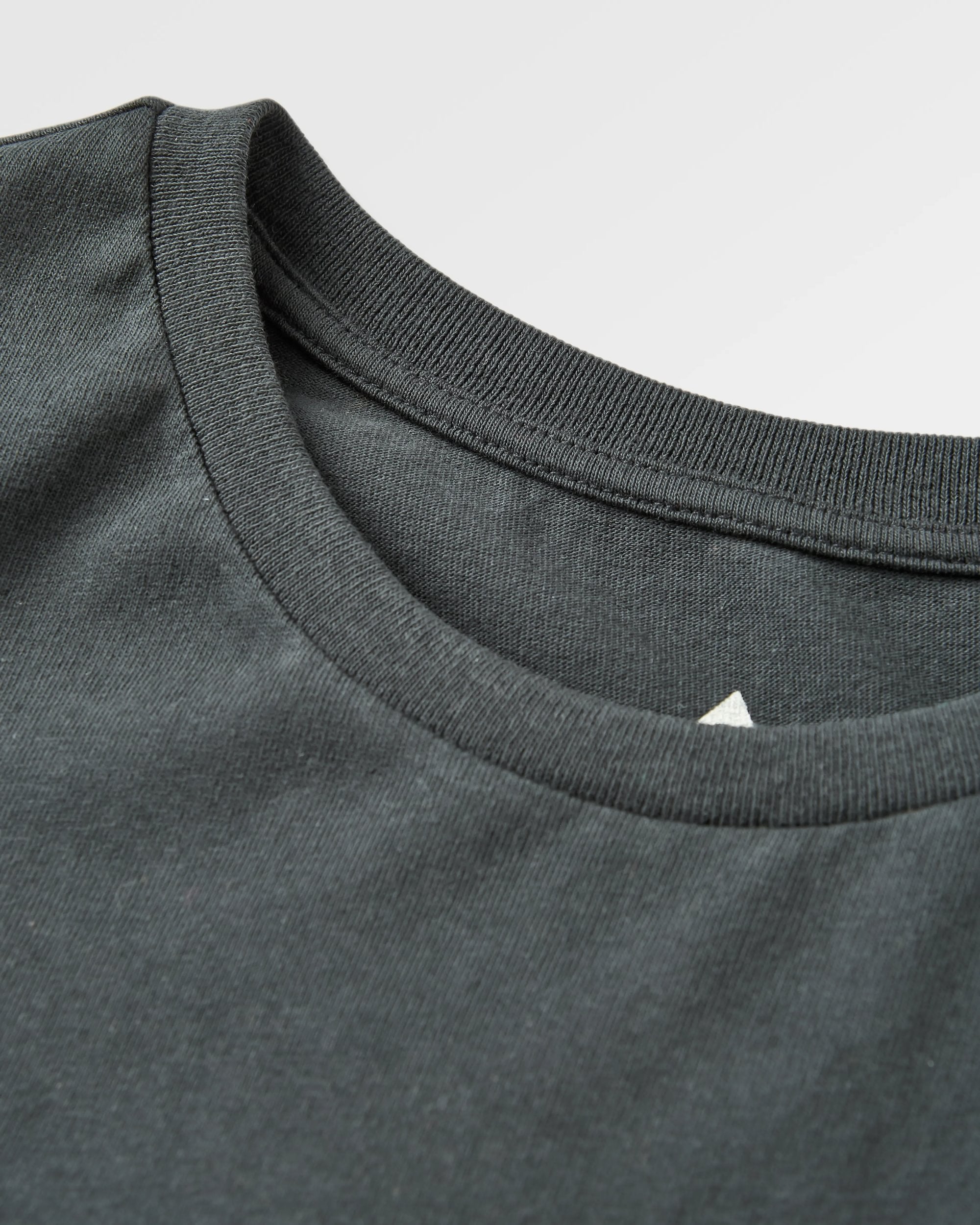 Easy Days Recycled Cotton T-Shirt - Black - Flatlay