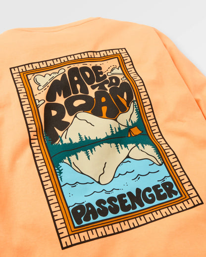 Reflect LS T-Shirt - Orange Peach - Flatlay