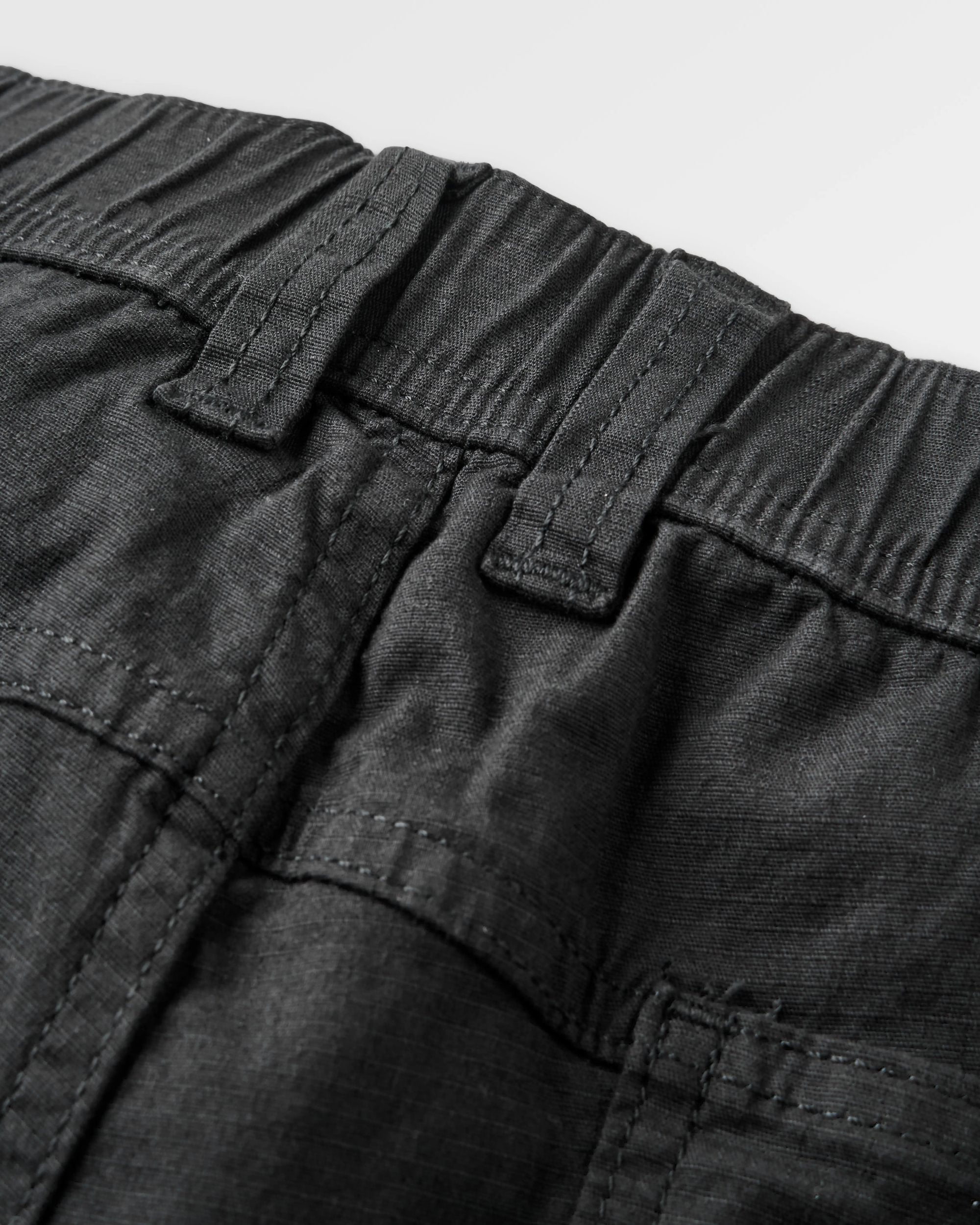 Kimmer Organic Cotton Trouser - Black - Flatlay
