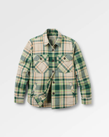 Stella Cotton LS Shirt - Pineneedle Check - Flatlay