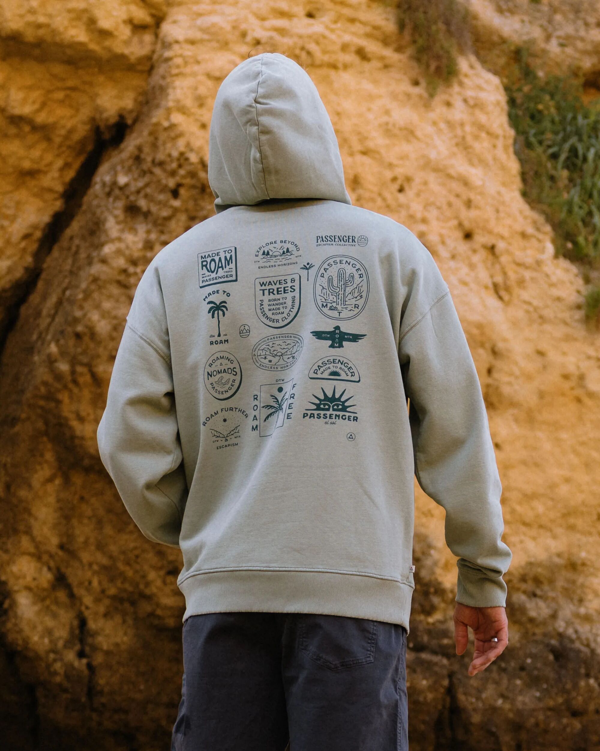 Sonoma Relaxed Fit Hoodie - Pistachio - Lifestyle