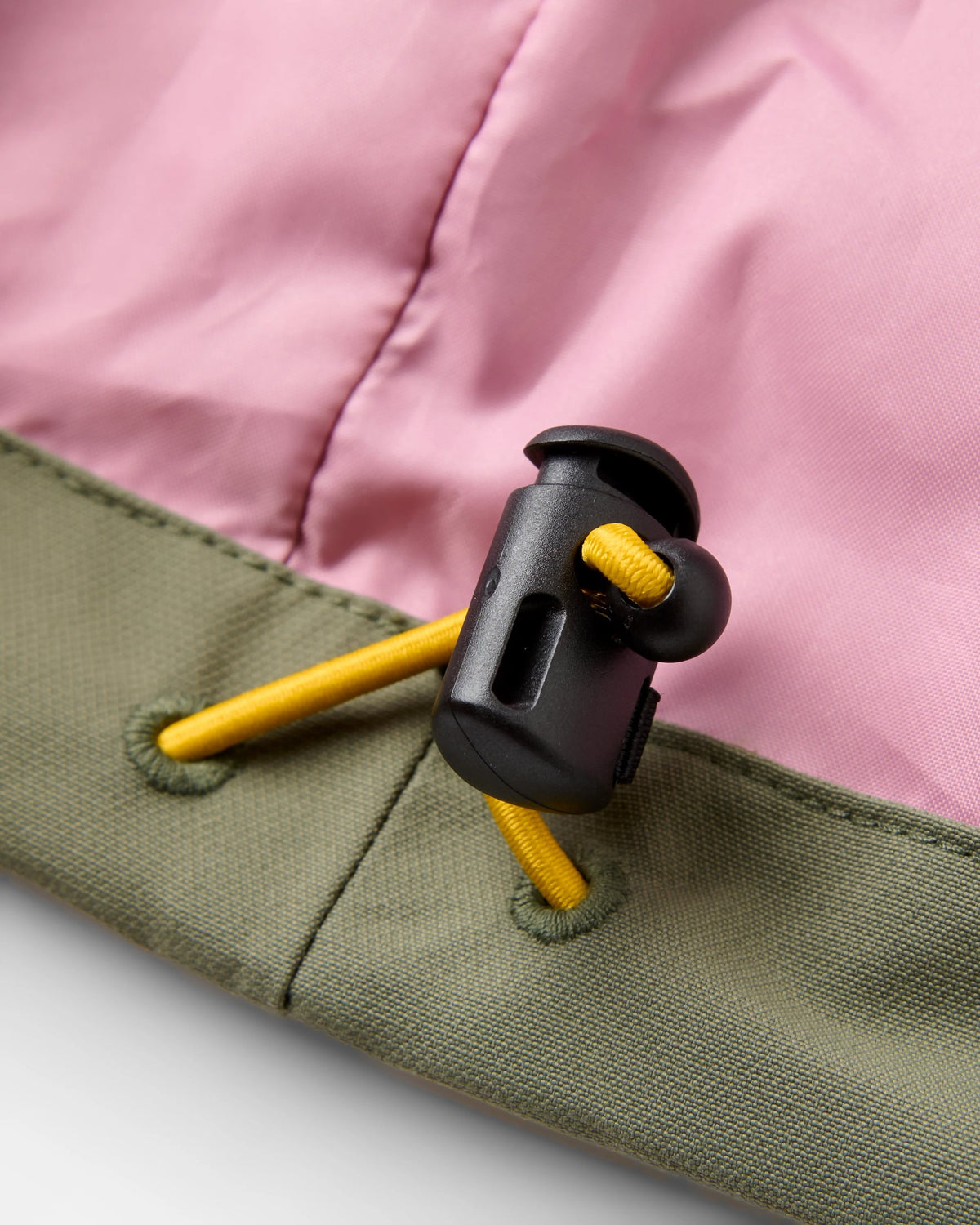 Serein Waterproof Anorak - Faded Black/Dusty Olive - Flatlay