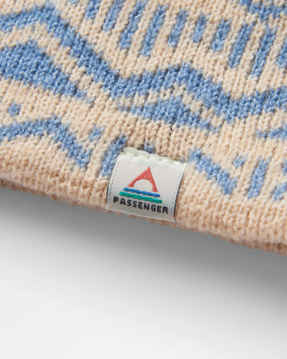 Nurture Headband - Faded Denim - Flatlay