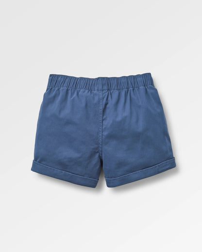 Carriso Organic Cotton Short - Dark Denim - Flatlay