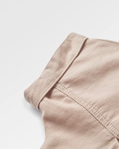 Esen Short Sleeve Jumpsuit - Simply Taupe - Flatlay