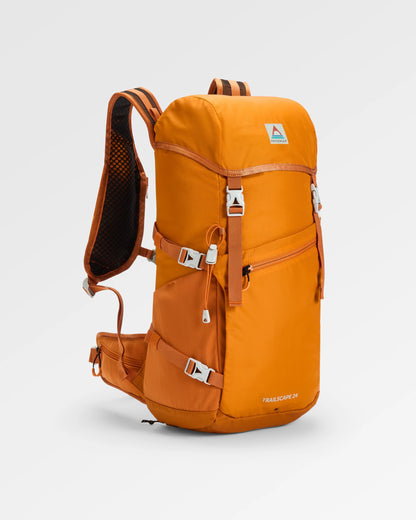 Trailscape Recycled 24L Backpack - Sunrise Orange - Flatlay