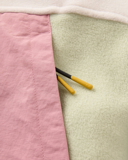 Alexander Full Zip Polartec® Fleece - Pink Haze/Stormy Blue - Flatlay