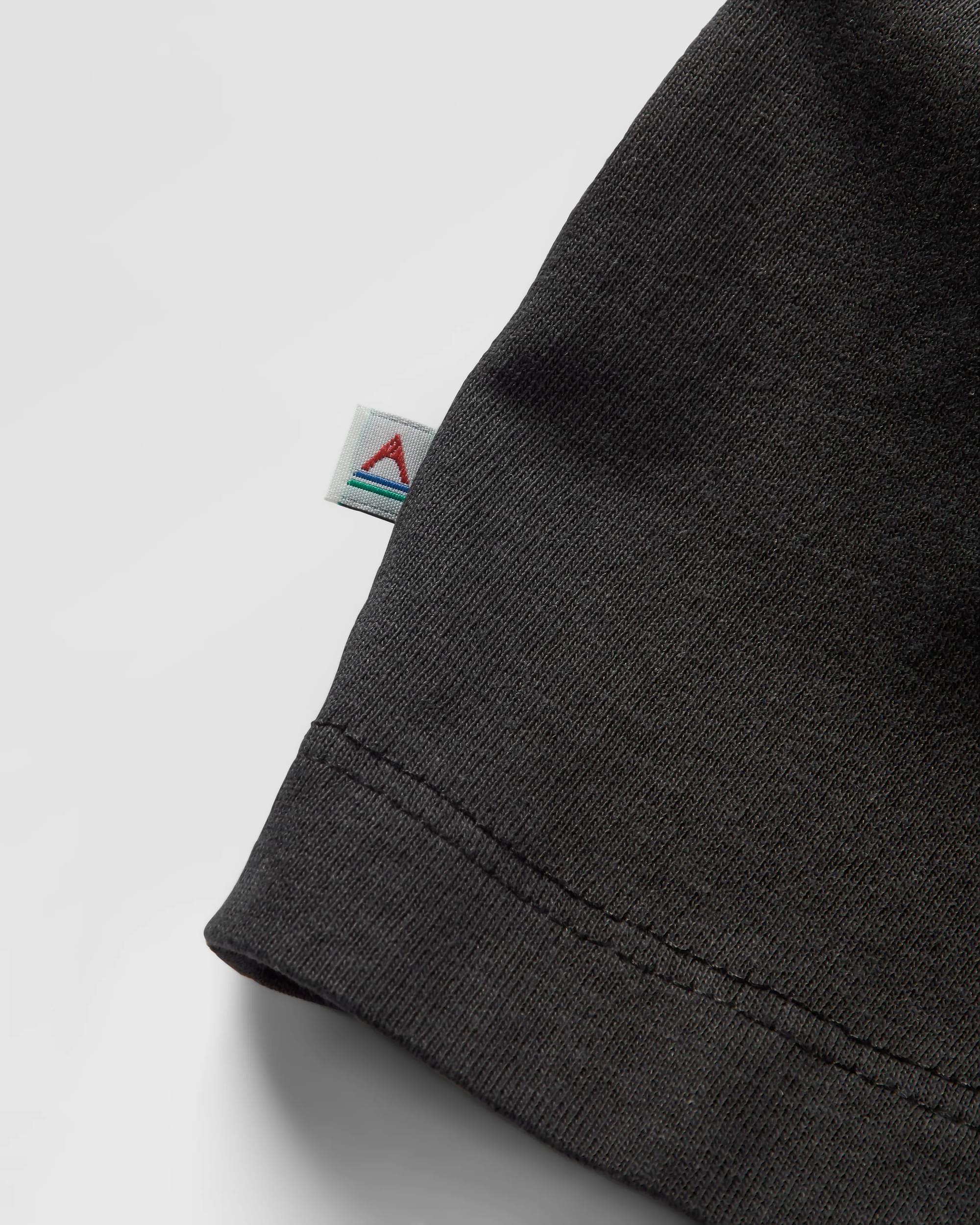 Elbio Recycled Relaxed Fit T-Shirt - Black - Flatlay