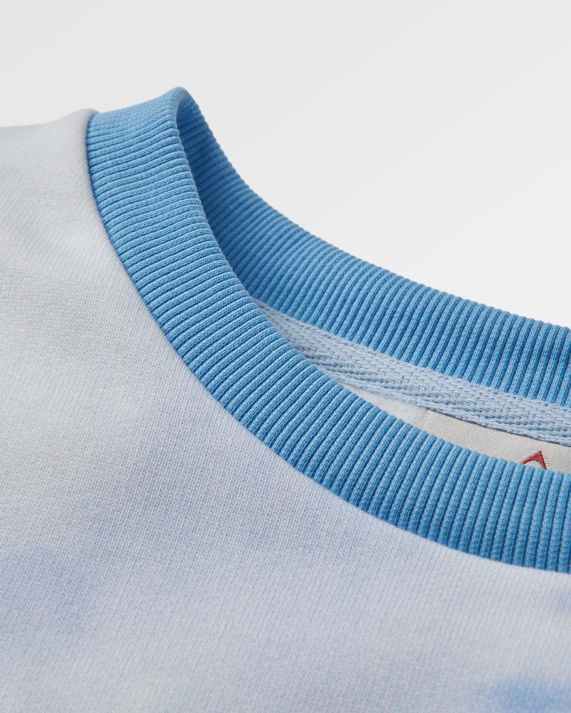 Rediscover Organic Cotton Sweatshirt - Tie Dye Cornflower - Flatlay