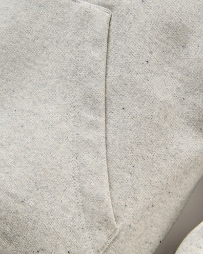 Roam Slow Women's Organic Cotton Hoodie - Light Grey Marl - Flatlay