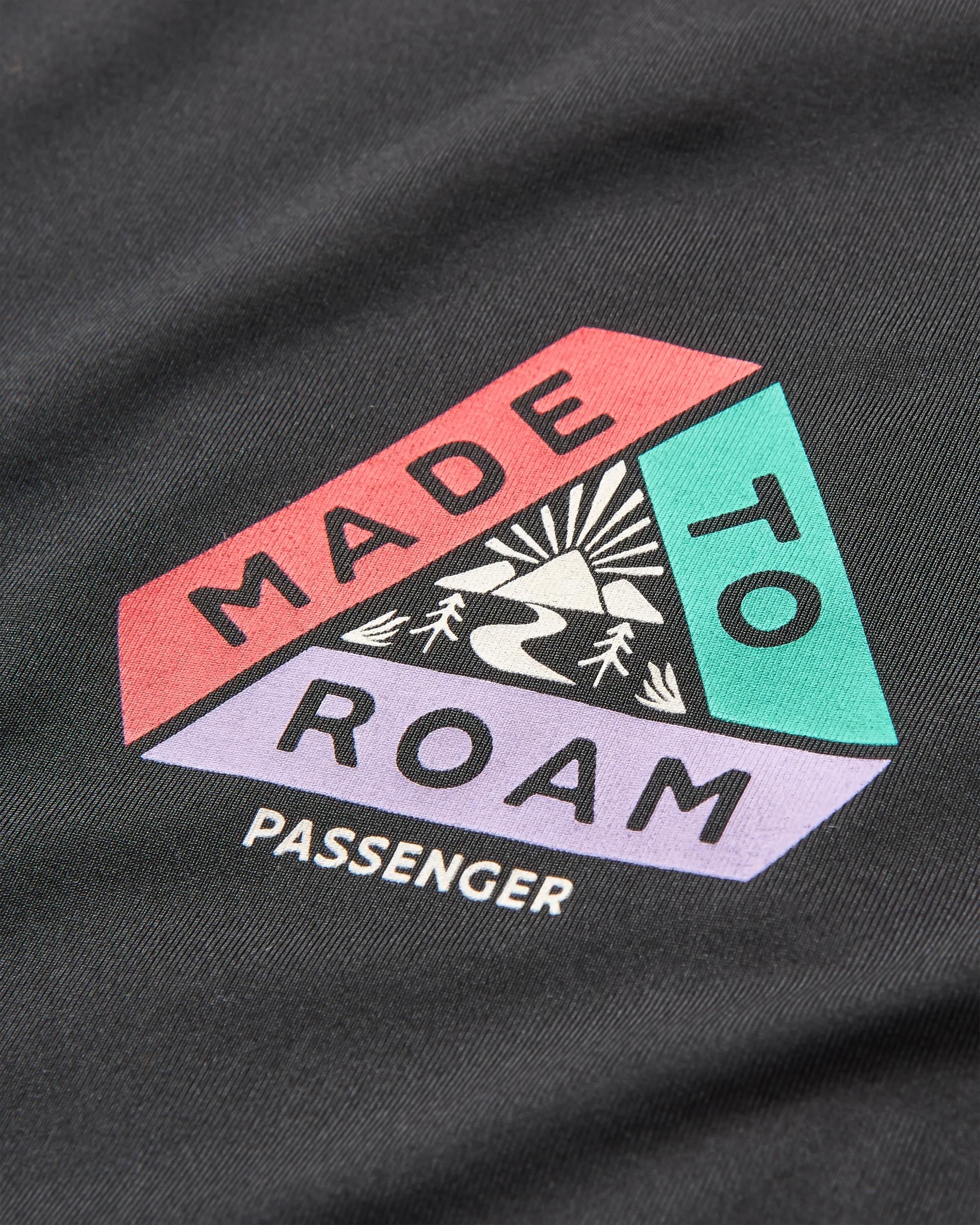 Aurora Active T-Shirt - Black - Flatlay