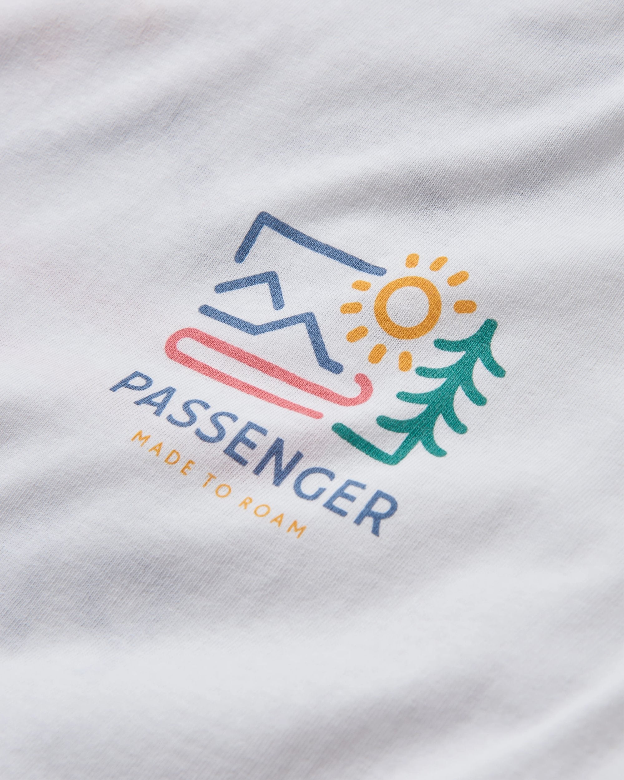 Phoenix Recycled LS T-Shirt - White - Flatlay