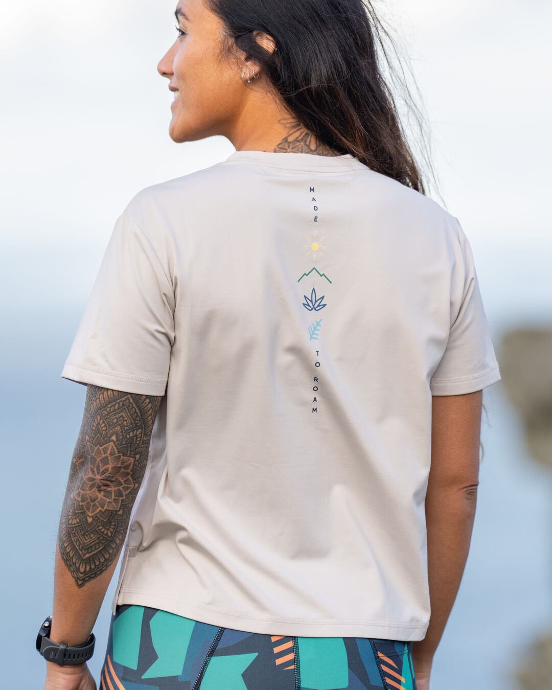 Align Active Recycled T-Shirt - Vintage White - Lifestyle