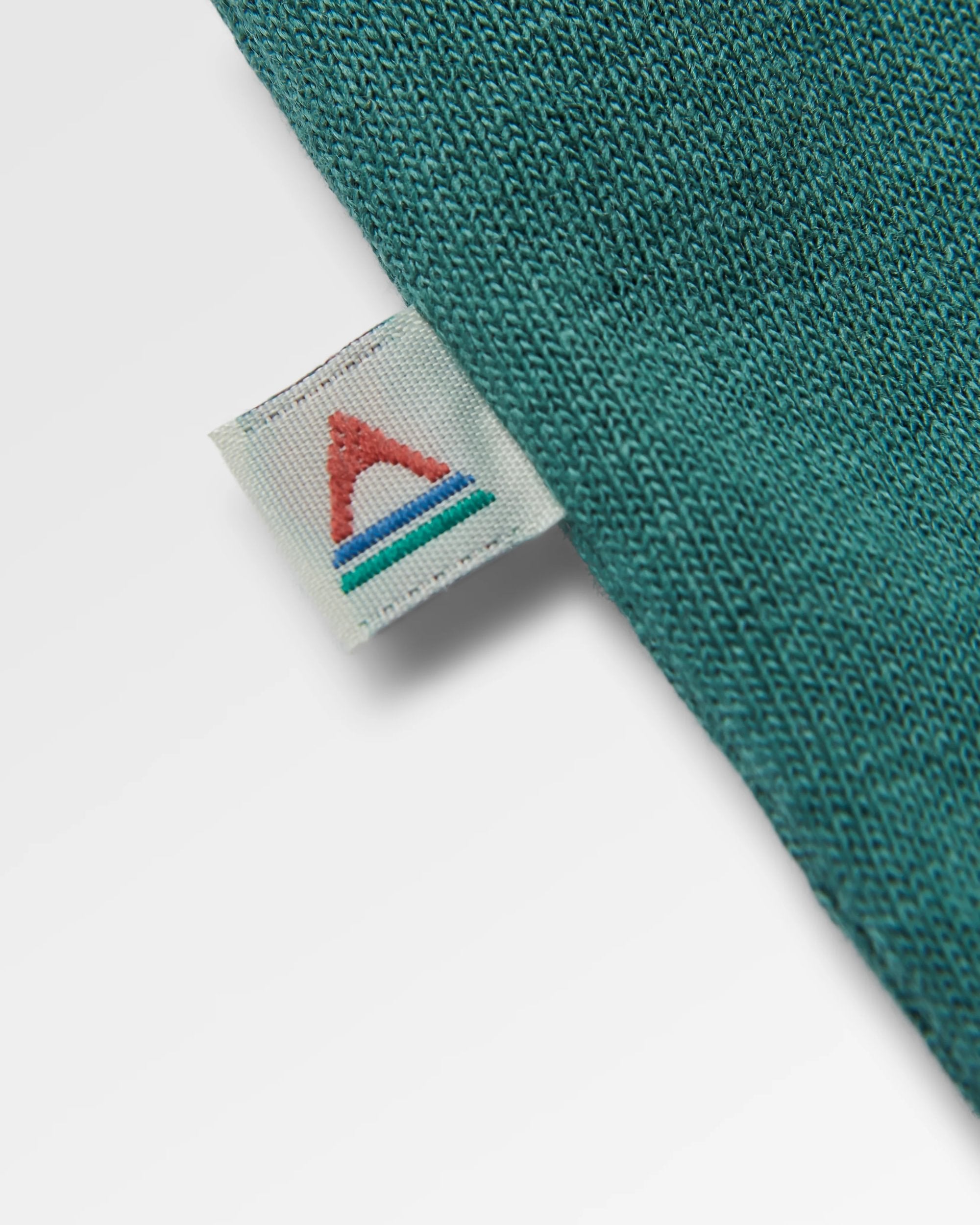 Escapism Recycled Cotton T-Shirt - Deep Ocean - Flatlay