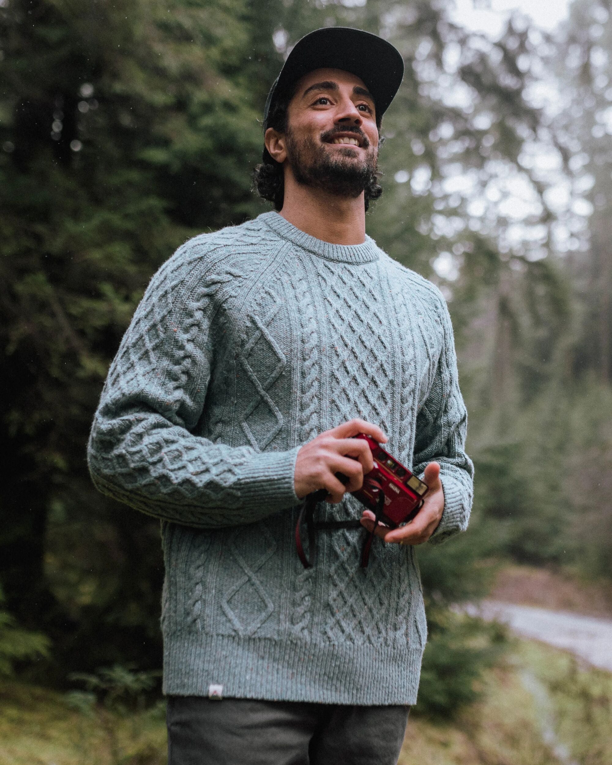 Sandbar Merino Wool Knitted Jumper - Arctic - Lifestyle