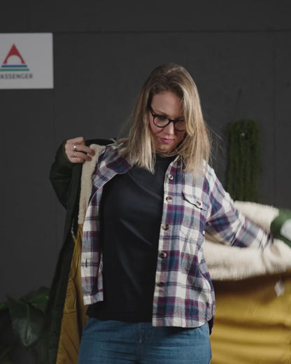 Kinsey Recycled Jacket - Deep Plum - 