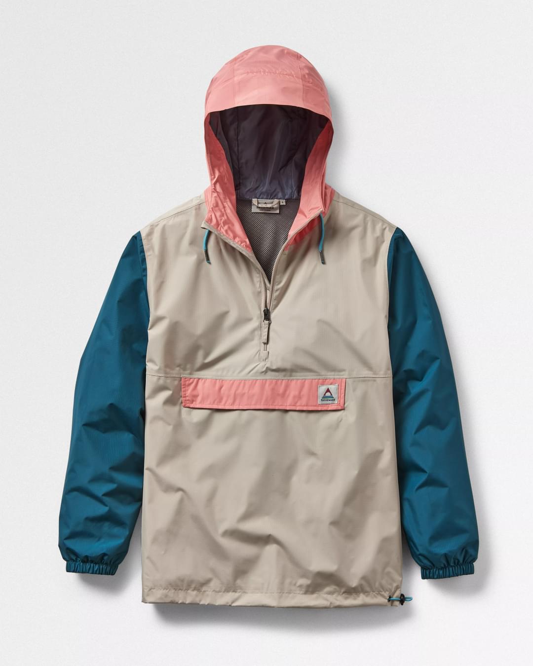 Eden Recycled Oversized Water Resistant Jacket - Feather - Flatlay