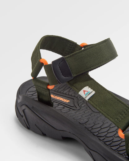 Monterey Roam Sandal - Khaki - Flatlay