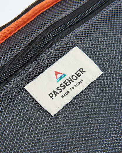 Boondocker Recycled Camera Bag - Arctic/Retro Orange - Flatlay